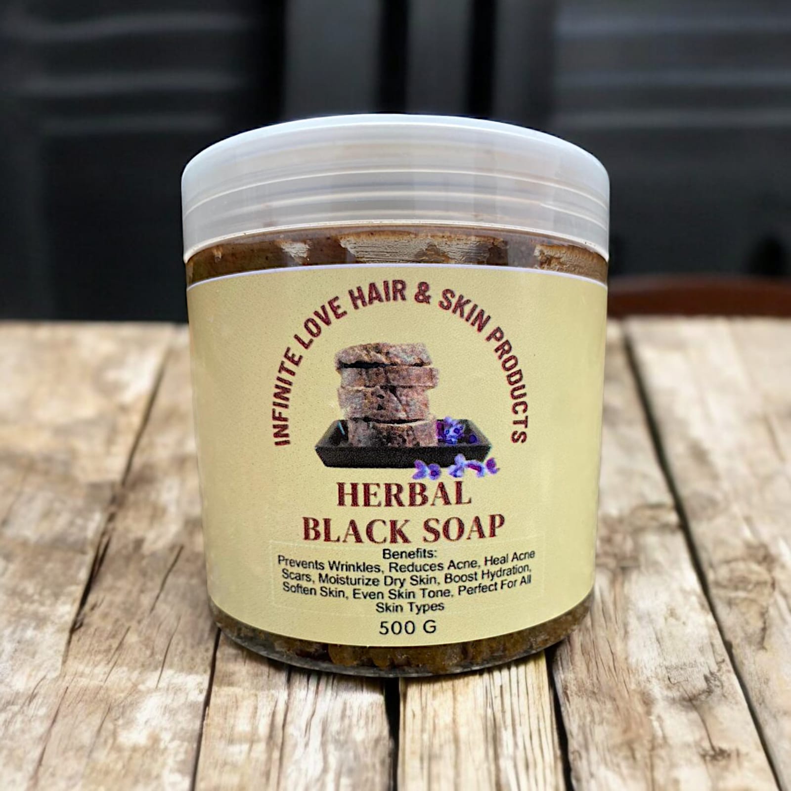 HERBAL BLACK SOAP 500G